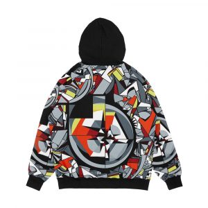 Alternative view of The Meaning Of Music Design Men's All-Over-Print Hoodie