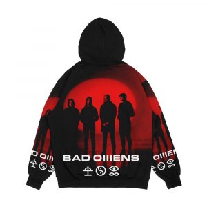 Alternative view of The Most Popular Of Bad Omens Is An Metalcore Men's All-Over-Print Hoodie