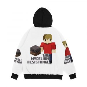 Alternative view of The Mycelium Resistance Men's All-Over-Print Hoodie