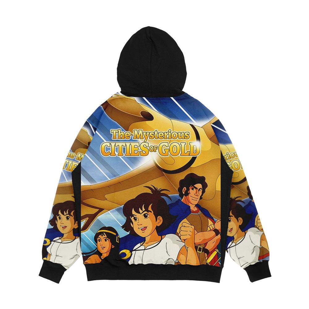 The Mysterious Cities Of Gold Retro Kids Tv Cartoon Show Men's All-Over-Print Hoodie - Image 2