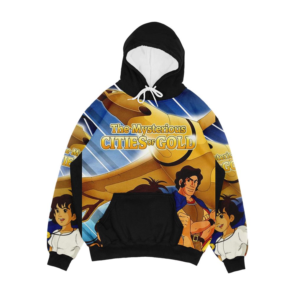 The Mysterious Cities Of Gold Retro Kids Tv Cartoon Show Men's All-Over-Print Hoodie