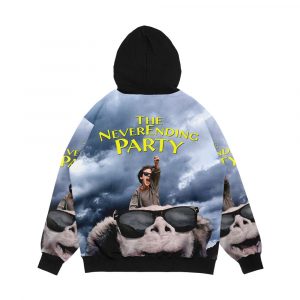 Alternative view of The Neverending Party Men's All-Over-Print Hoodie