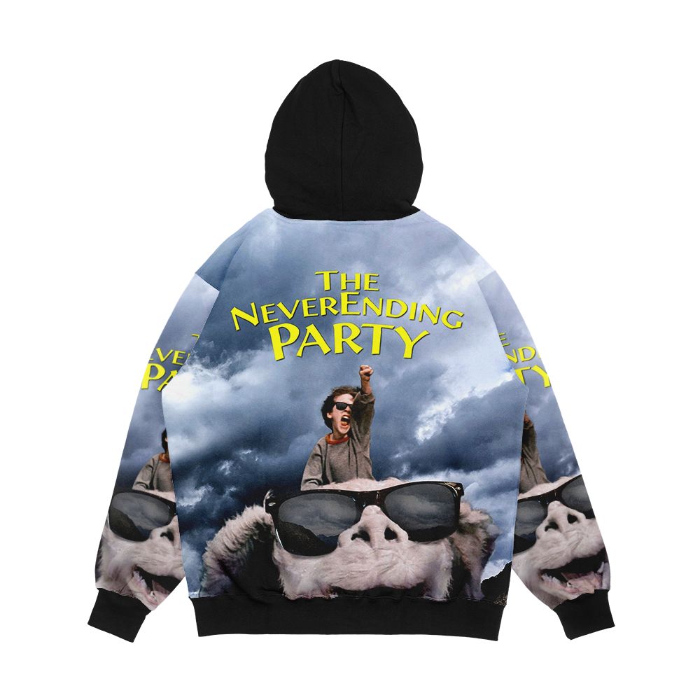The Neverending Party Men's All-Over-Print Hoodie - Image 2
