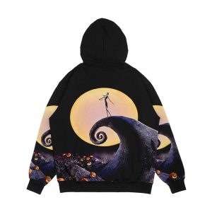 Alternative view of The Nightmare Before Christmas Men's All-Over-Print Hoodie