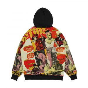 Alternative view of The Ninja Sting Ninja Man At Biltmore Ballroom Dancehall Flyer Men's All-Over-Print Hoodie