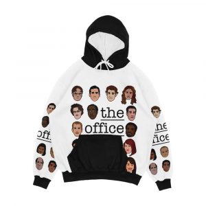 The Office Crew Men's All-Over-Print Hoodie