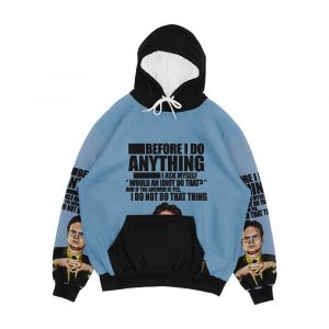 The Office Dwight K Schrute Men's All-Over-Print Hoodie