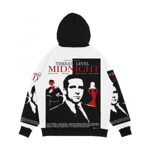 Alternative view of The Office Threat Level Midnight Movie Poster Men's All-Over-Print Hoodie