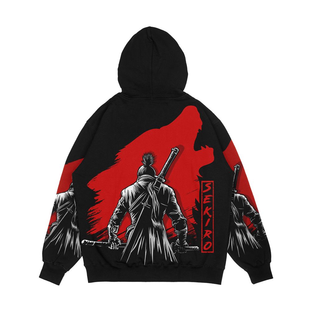 The One Armed Wolf Men's All-Over-Print Hoodie - Image 2