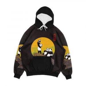 The Panda King Men's All-Over-Print Hoodie