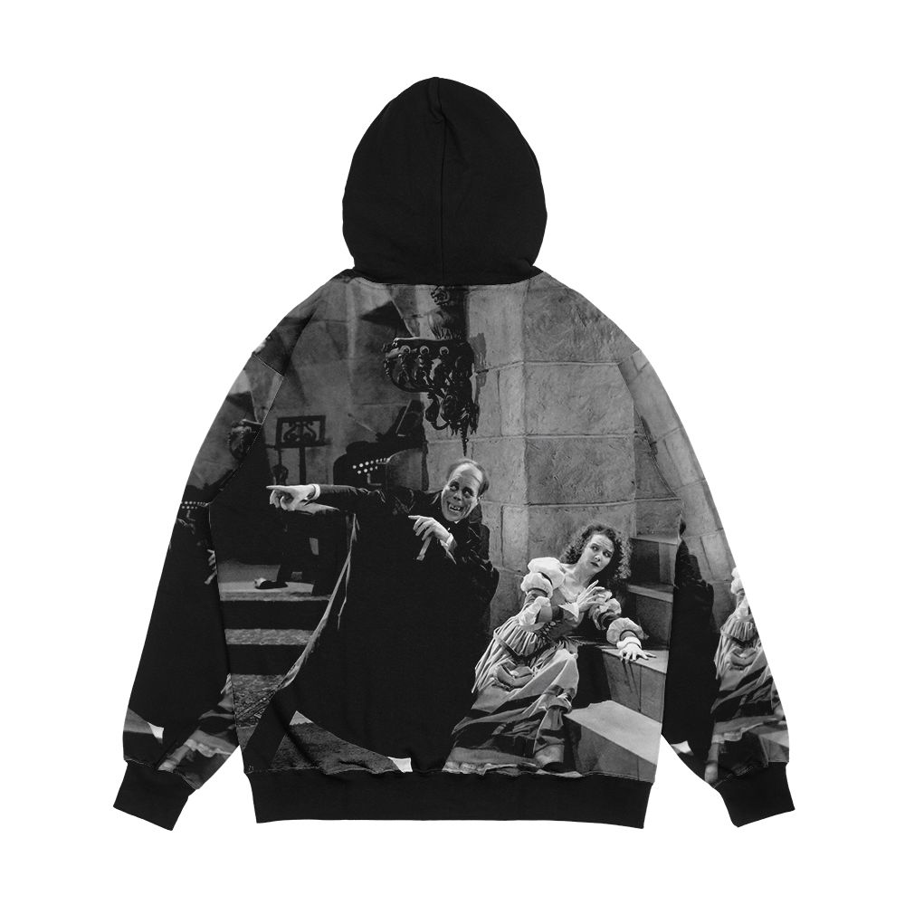 The Phantom Of The Opera 1925 The Phantom Taunts Christine Men's All-Over-Print Hoodie - Image 2