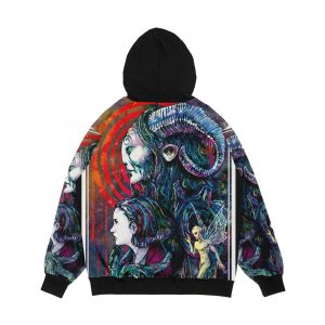 Alternative view of The Princess And The Faun Men's All-Over-Print Hoodie