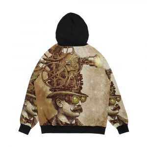 Alternative view of The Projectionist Sepia Option Men's All-Over-Print Hoodie