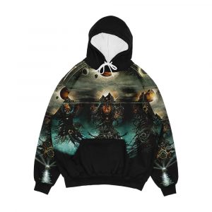 The Quantum Enigma Men's All-Over-Print Hoodie