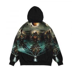 Alternative view of The Quantum Enigma Men's All-Over-Print Hoodie