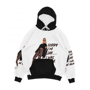 The Real Housewives Of Beverly Hills Dorit Kemsley Sorry I'M Late I Was In Glam Men's All-Over-Print Hoodie