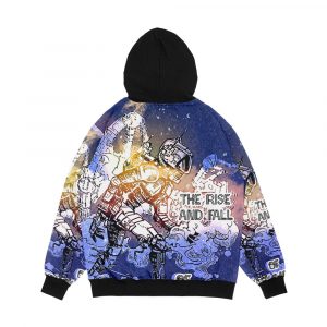 Alternative view of The Rise And Fall Of Sanctuary Moon Men's All-Over-Print Hoodie