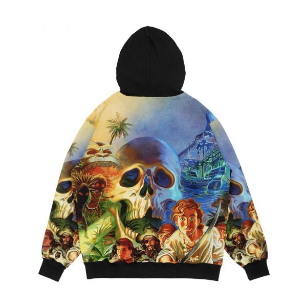 The Secret Of Monkey Island 1 High Contrast Men's All-Over-Print Hoodie - Image 2