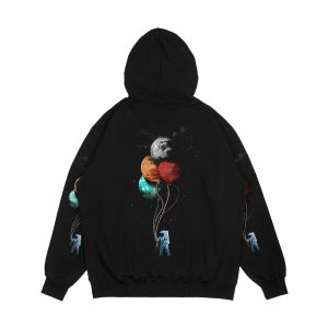 Alternative view of The Spaceman s Trip Men's All-Over-Print Hoodie