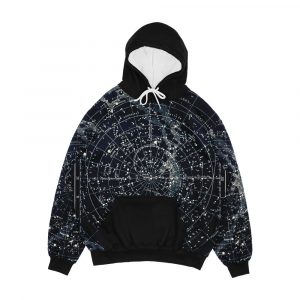 The Star Constellations Vintage 1900 Galaxy Print Men's All-Over-Print Hoodie