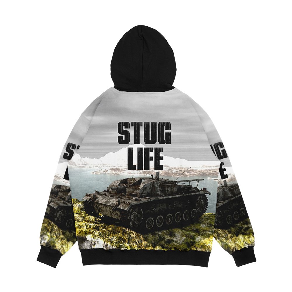 The Stug Life Shirt Men's All-Over-Print Hoodie - Image 2