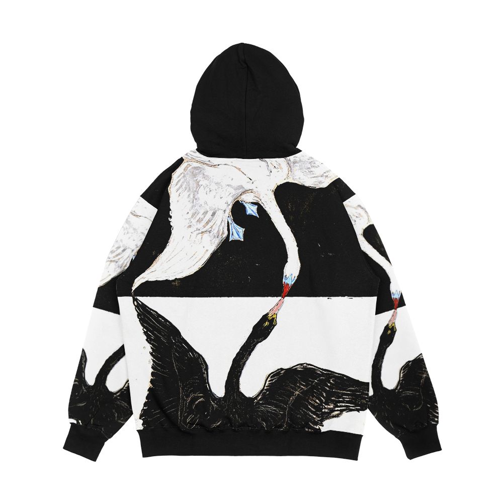 The Swan No 6 Group Ix Suw By Hilma Af Klint Men's All-Over-Print Hoodie - Image 2