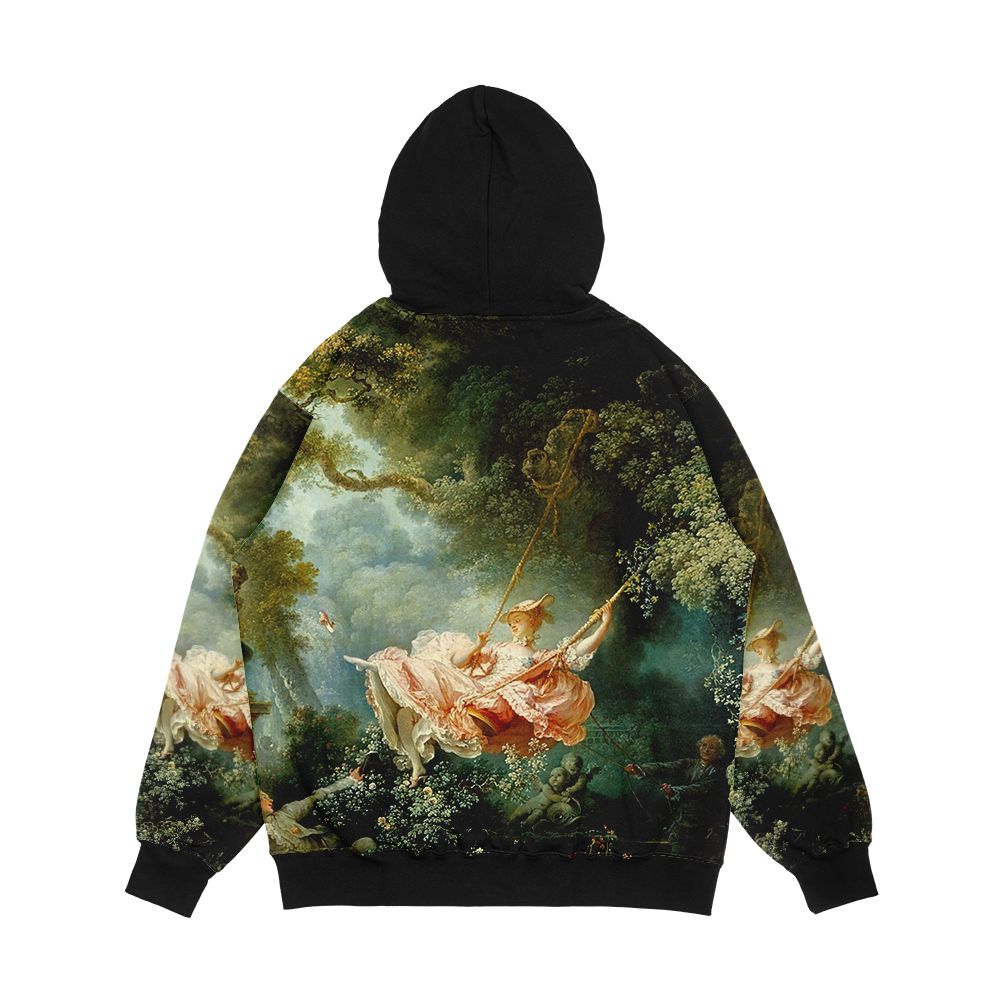 The Swing Jean Honore Fragonard Men's All-Over-Print Hoodie - Image 2