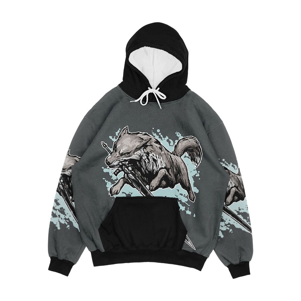 The Swordswolf Men's All-Over-Print Hoodie