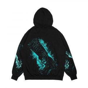 Alternative view of The System Holds Justice At Gunpoint Men's All-Over-Print Hoodie