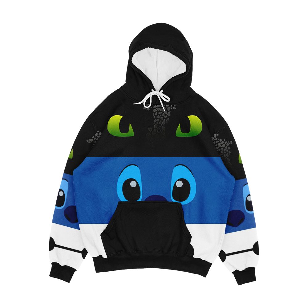 The Three Colors Men's All-Over-Print Hoodie