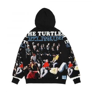 Alternative view of The Turtles Happy Together 60 s Pop Rock Men's All-Over-Print Hoodie