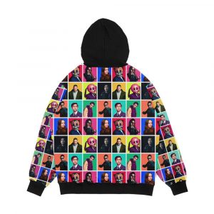 Alternative view of The Umbrella Academy Character Collage Men's All-Over-Print Hoodie