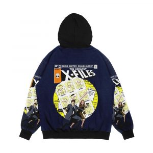 Alternative view of The Uncanny X Files Men's All-Over-Print Hoodie