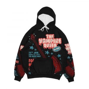 The Vampire Queen Music Poster Men's All-Over-Print Hoodie
