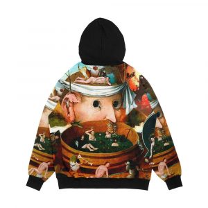 Alternative view of The Vision Of Tondal Hieronymus Bosch Men's All-Over-Print Hoodie
