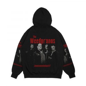 Alternative view of The Weedpranos Men's All-Over-Print Hoodie
