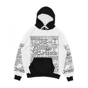 The Wicked Witch Of The East Bro Hand Lettered Men's All-Over-Print Hoodie