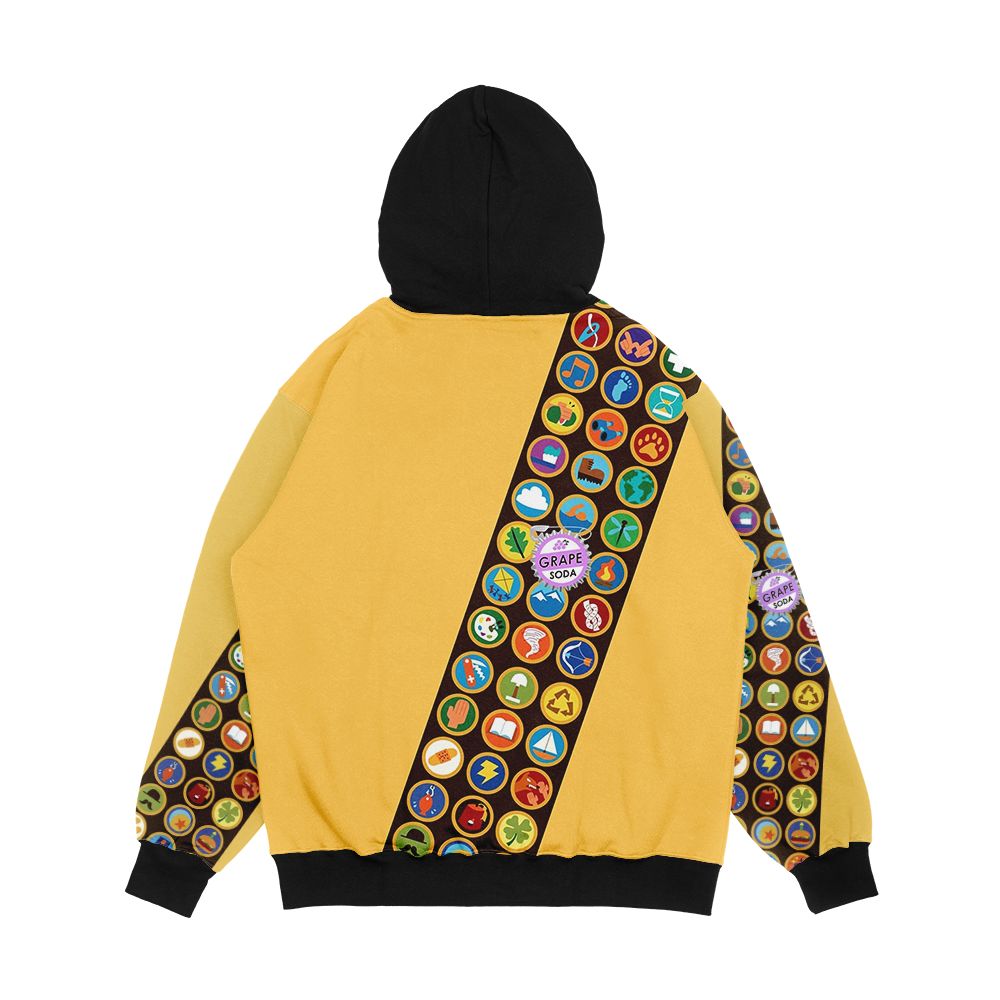 The Wilderness Must Be Explored Men's All-Over-Print Hoodie - Image 2