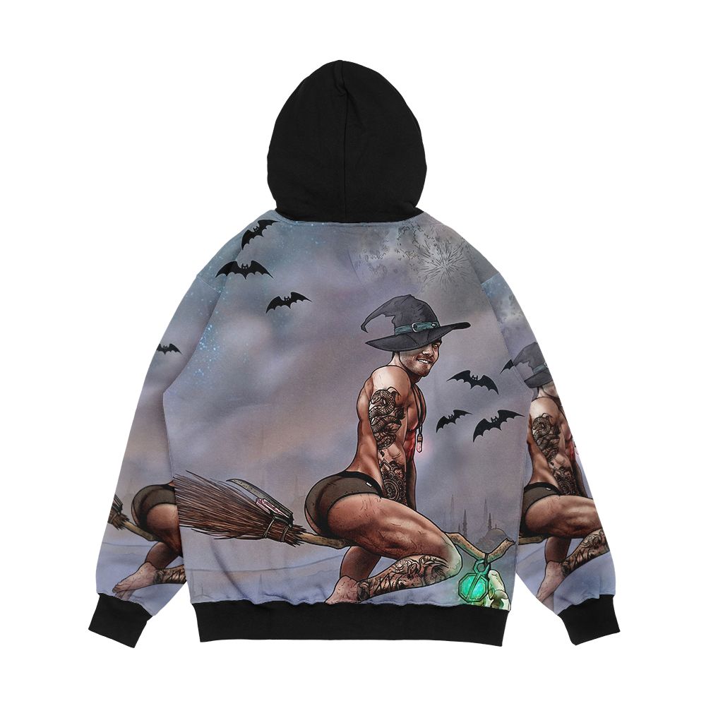 The Witches Broom Men's All-Over-Print Hoodie - Image 2
