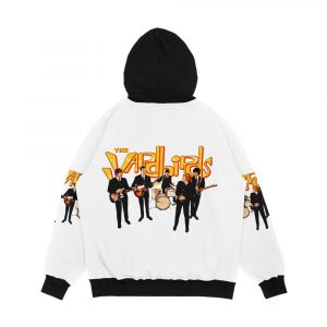 Alternative view of The Yardbirds English Rock Band Distressed Retro Vintage Tshirt Design Men's All-Over-Print Hoodie