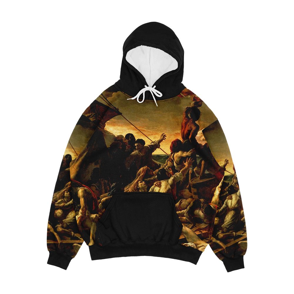 Theodore Gericault The Raft Of The Medusa Men's All-Over-Print Hoodie