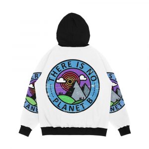 Alternative view of There Is No Planet B Men's All-Over-Print Hoodie
