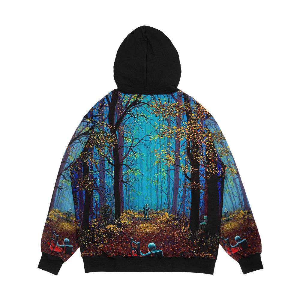 There You Are Men's All-Over-Print Hoodie - Image 2