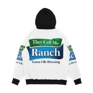 Alternative view of They Call Me Ranch Cause I Be Dressing Men's All-Over-Print Hoodie