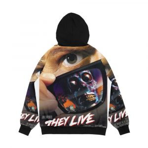 Alternative view of They Live Men's All-Over-Print Hoodie