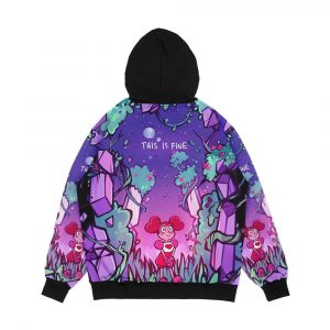 Alternative view of This Is Fine Men's All-Over-Print Hoodie