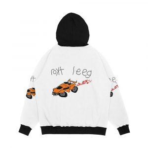 Alternative view of This Is Rokt Leeg Men's All-Over-Print Hoodie