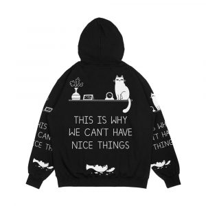 Alternative view of This Is Why We Can T Have Nice Things Men's All-Over-Print Hoodie