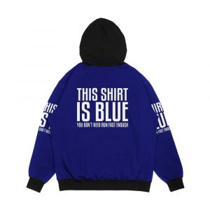 Alternative view of This Shirt Is Blue If You Run Fast Enough Funny Physics Joke You Don T Need Run Fast Enough Men's All-Over-Print Hoodie