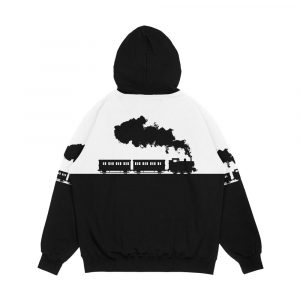 Alternative view of Thomas Annie And Clarabel Men's All-Over-Print Hoodie